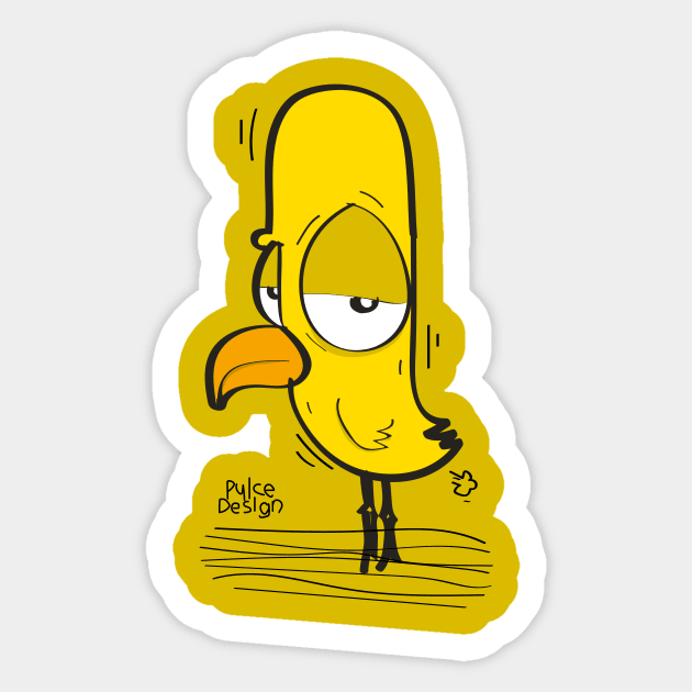 Bird Sticker by PulceDesign